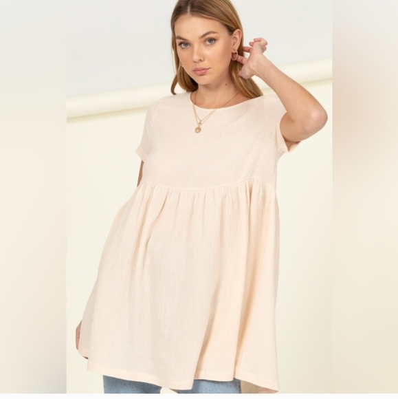 HYFVE White Gauze Cotton Dress - Picture 1 of 7